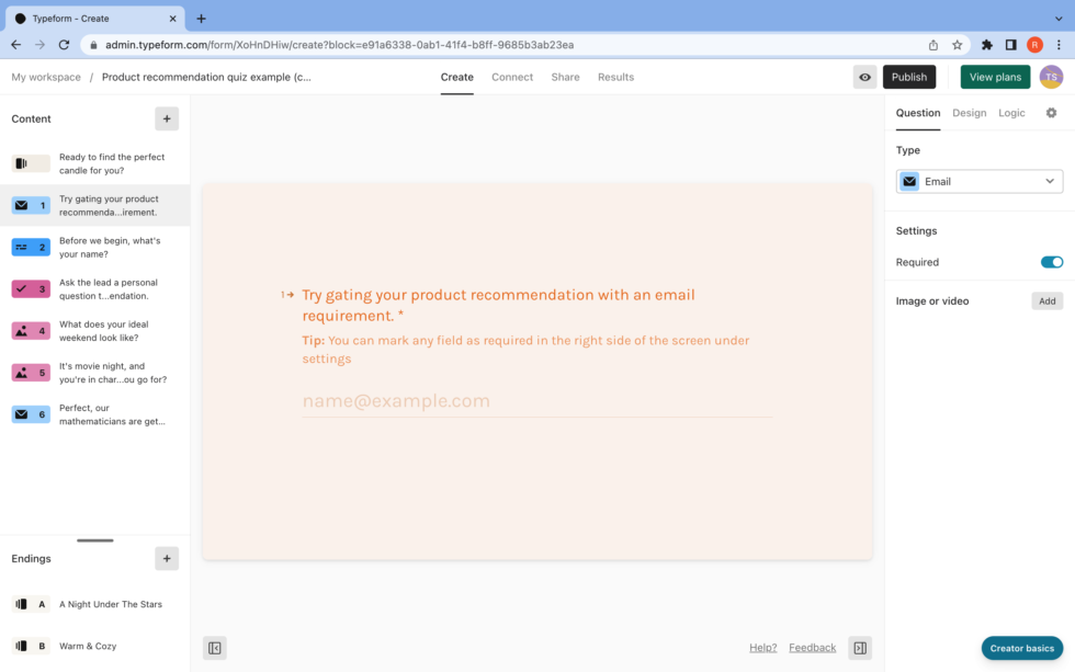 skincare-quiz-template-step-four-pt-2 gated quiz typeform
