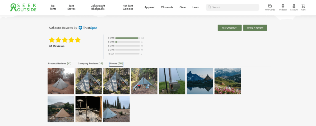 user generated content gallery