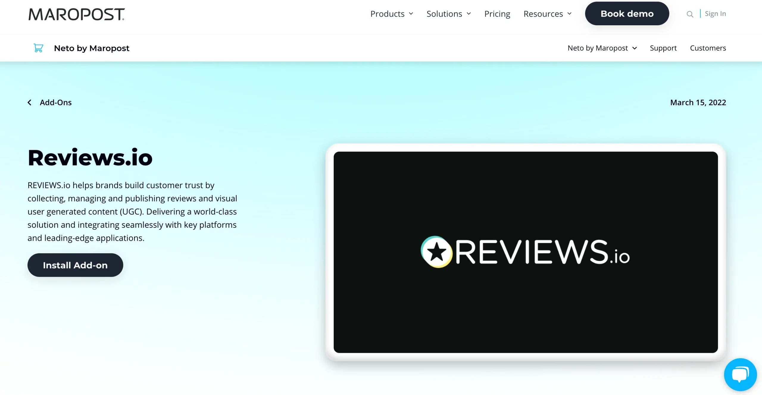 reviews.io neto reviews app