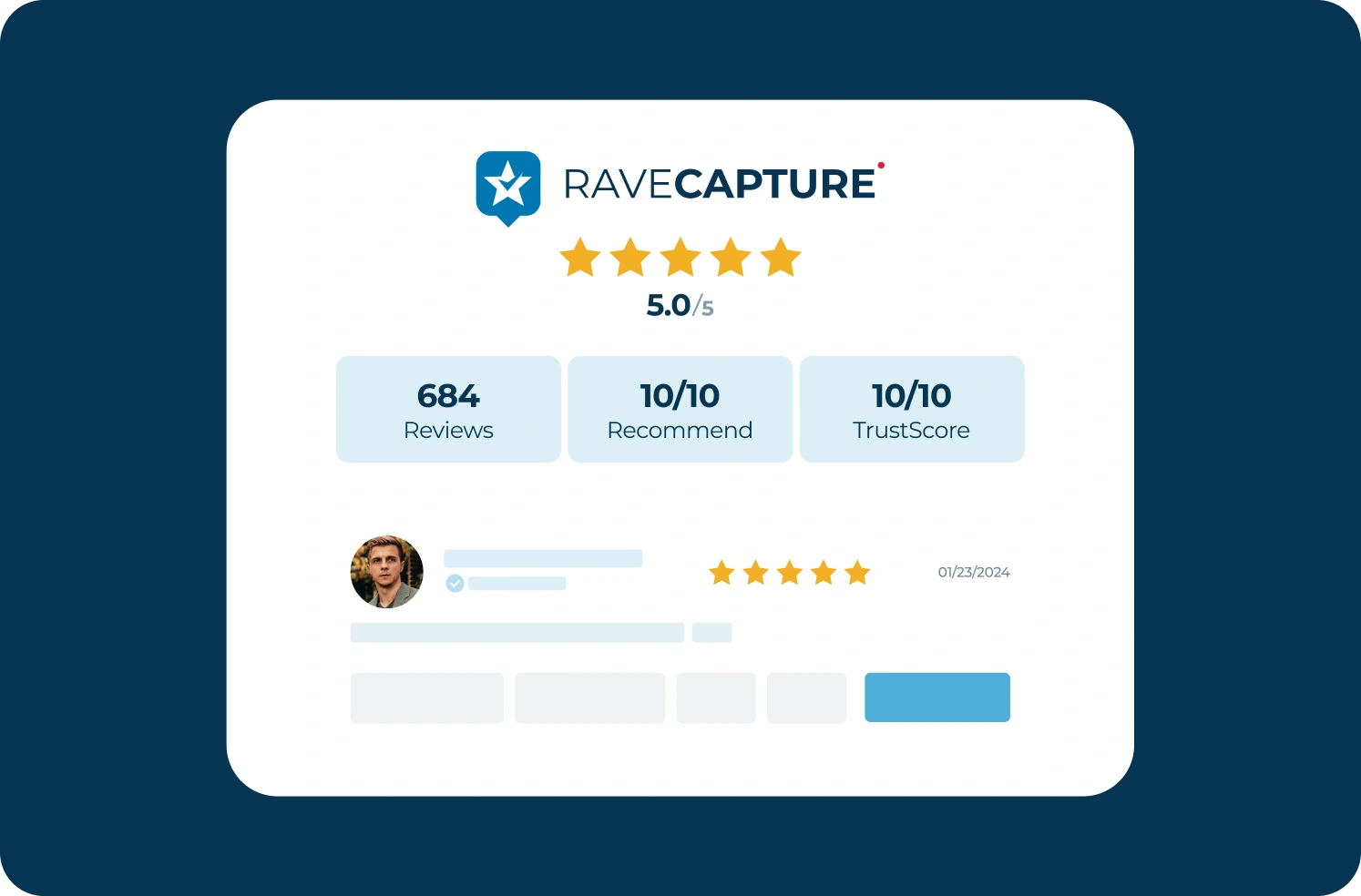 RaveCapture TrustPage Widget