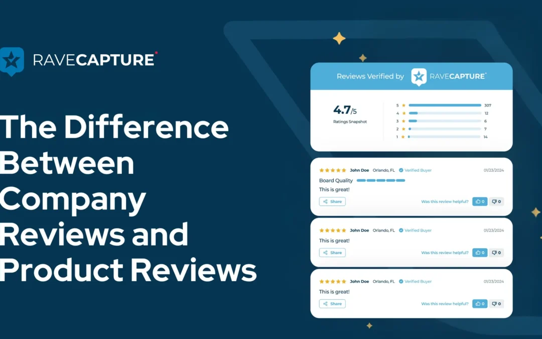 What’s the Difference Between Company Reviews and Product Reviews