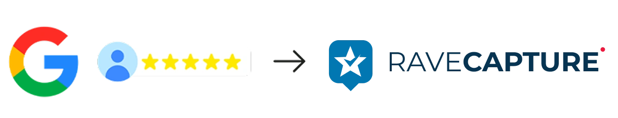 import google reviews to ravecapture