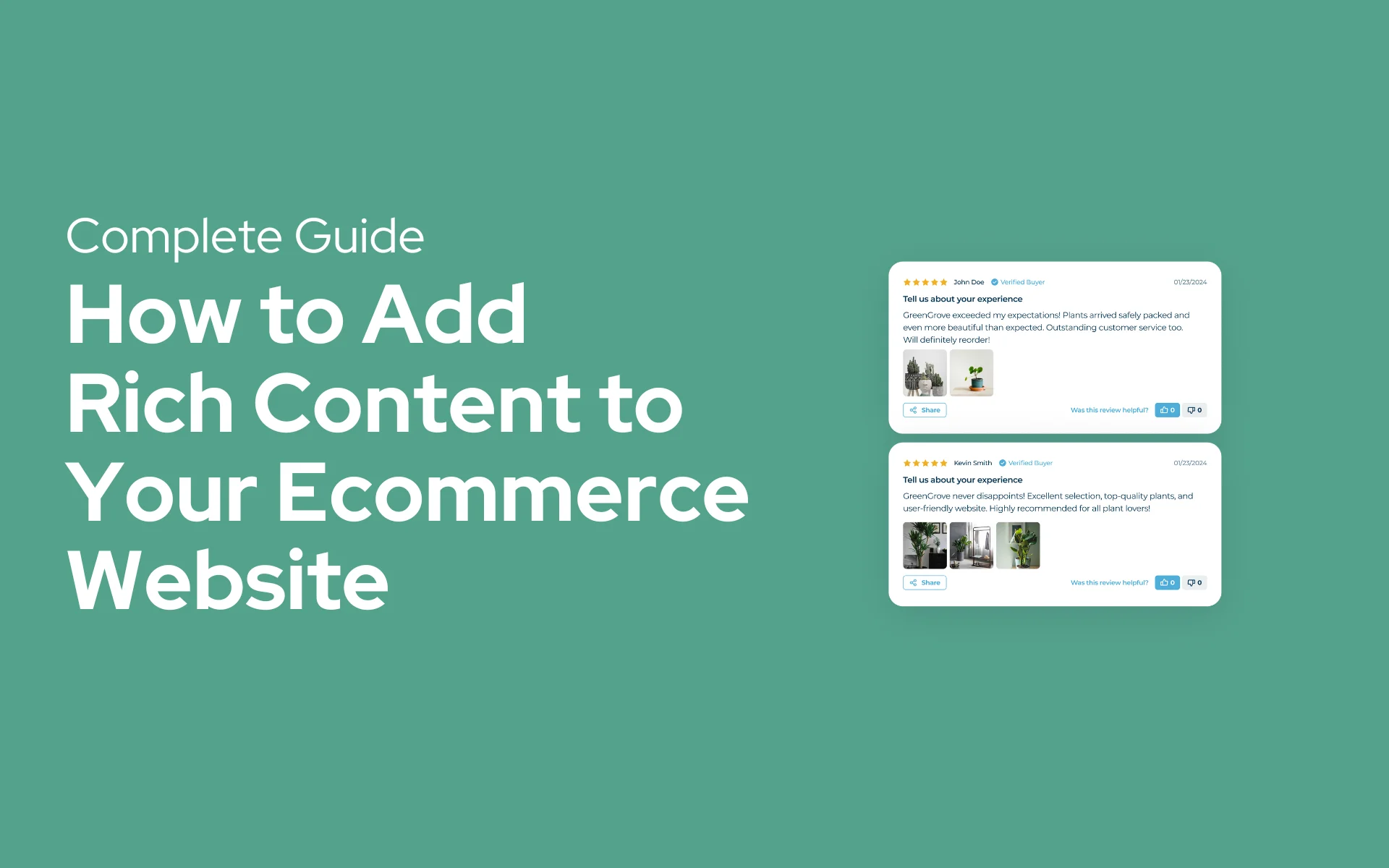 How to Add Rich Content to Your Ecommerce Website: Complete Guide