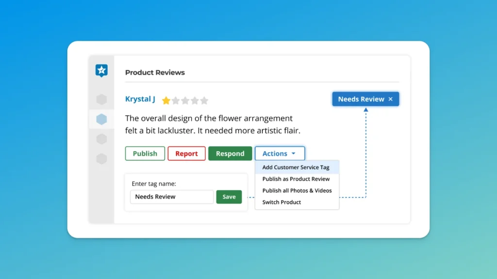 product review moderation