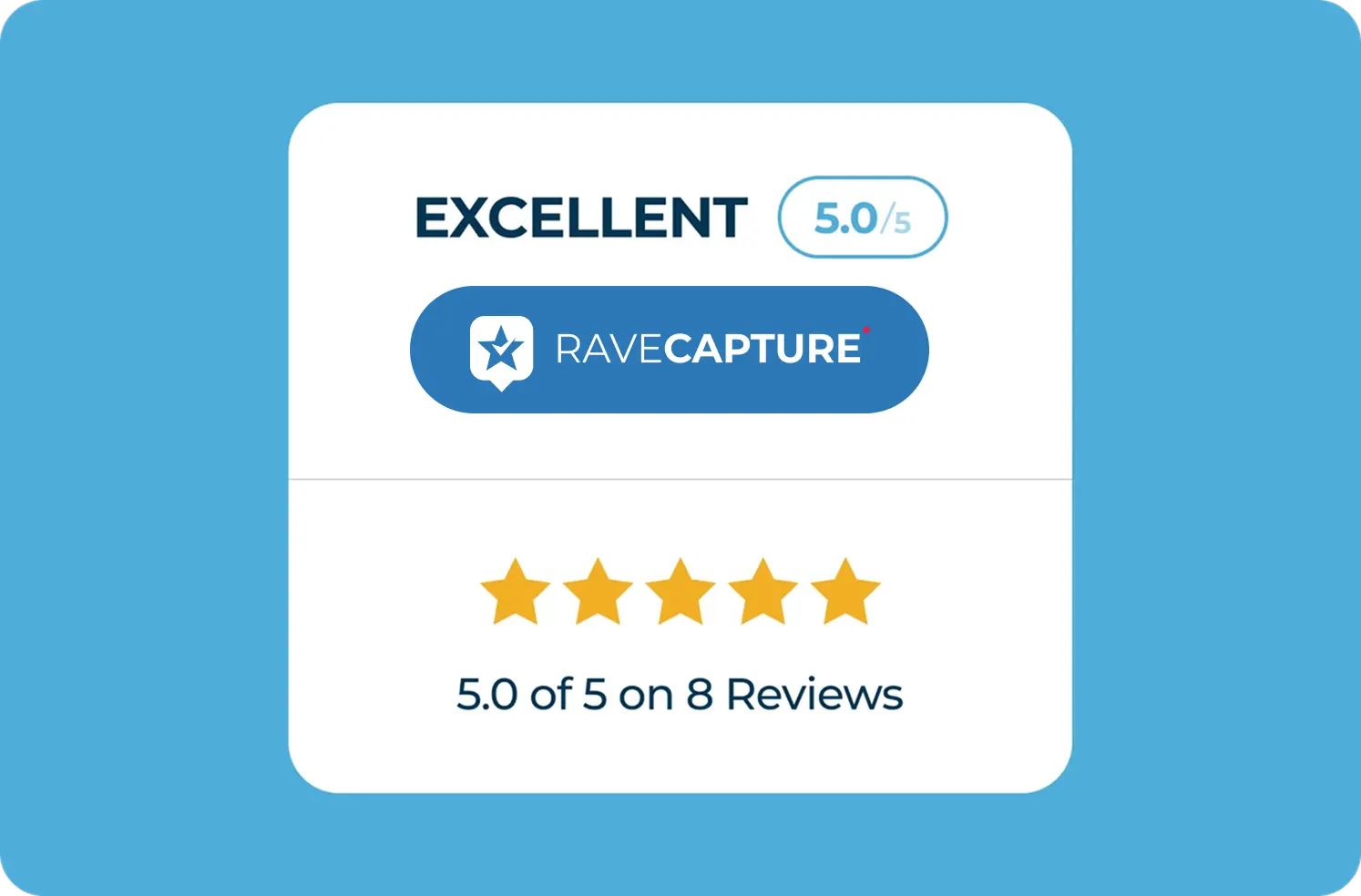 RaveCapture TrustBadge Widget