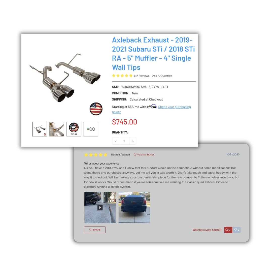 Namless Performance reviews with UGC