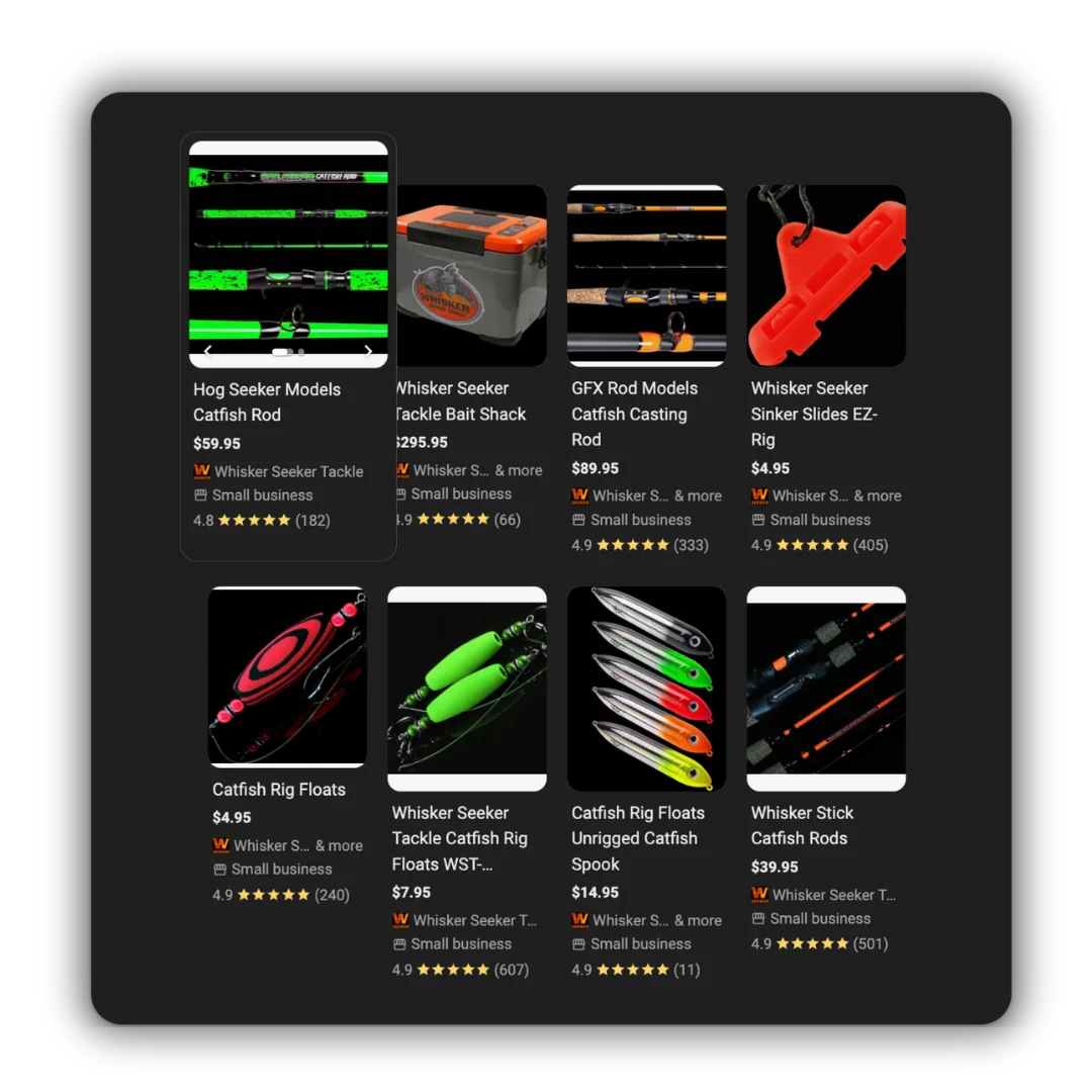 Whisker Seeker Google Product Ratings Ads